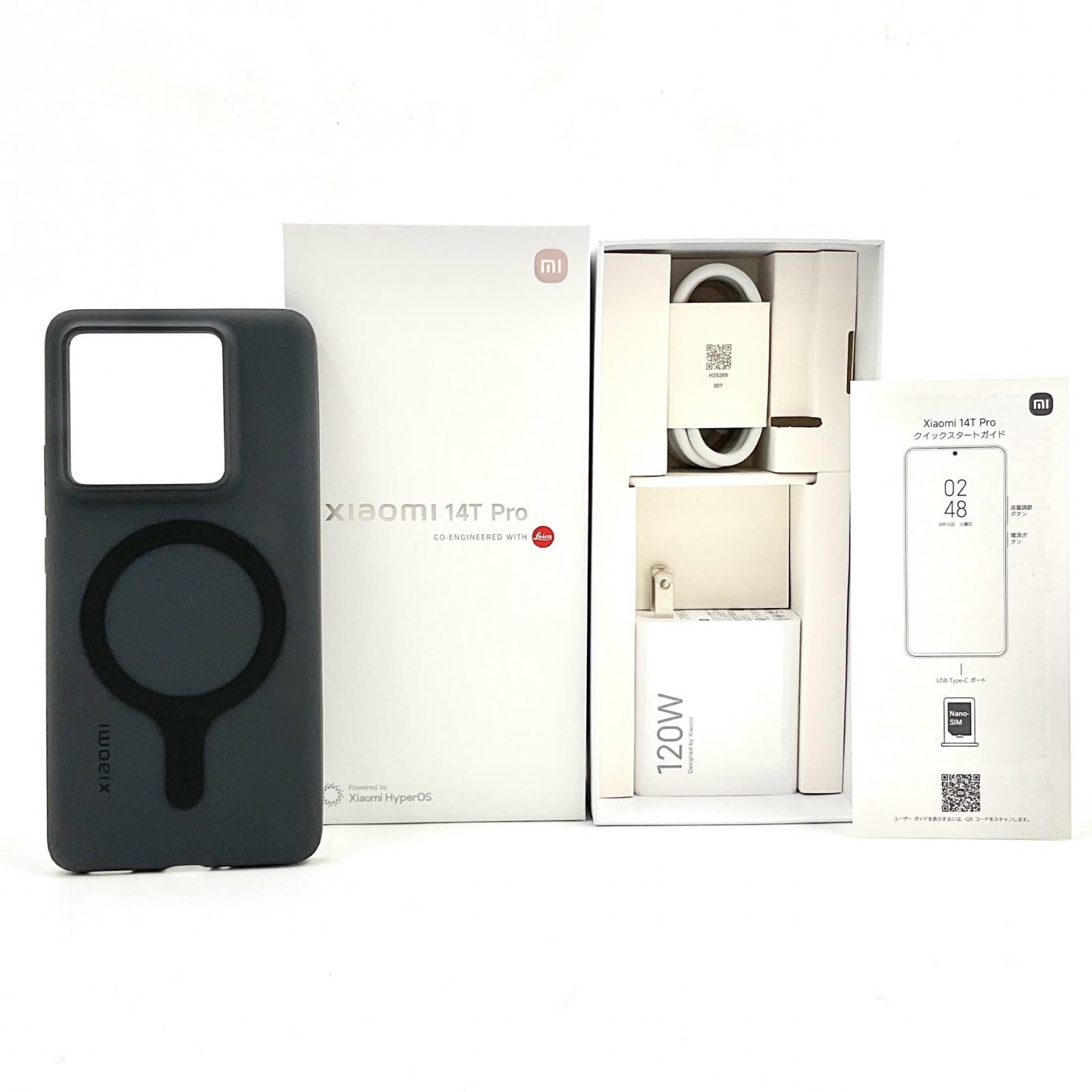Xiaomi 14T Pro チタンブラック美品 Xiaomi 14T Pro (12GB/512GB) -チタンブラック （SIMフリー版
