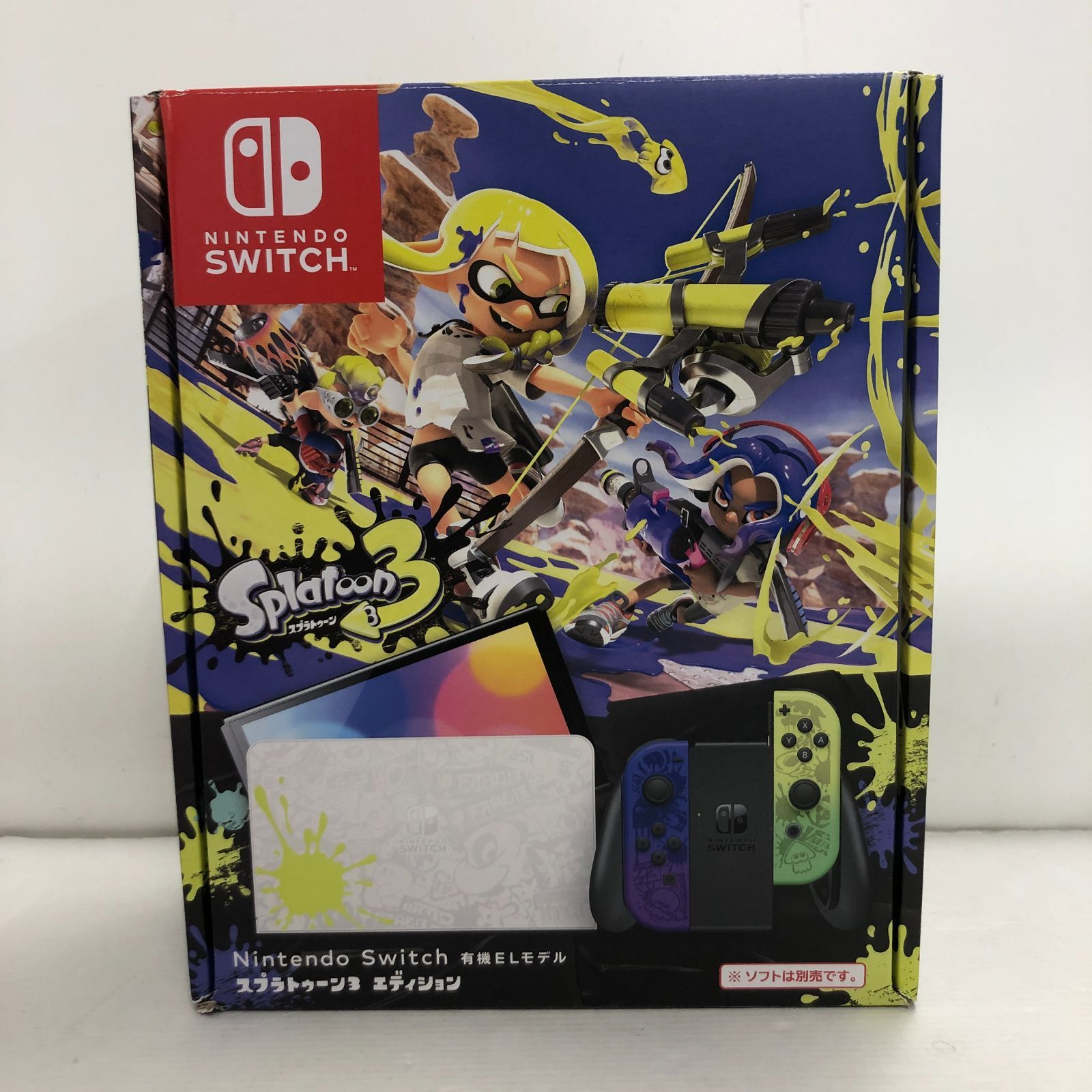 02m1635 Nintendo Switch ニンテンドースイッチ 有機ELモデル スプラトゥーン3 エディション XTJ 本体セット