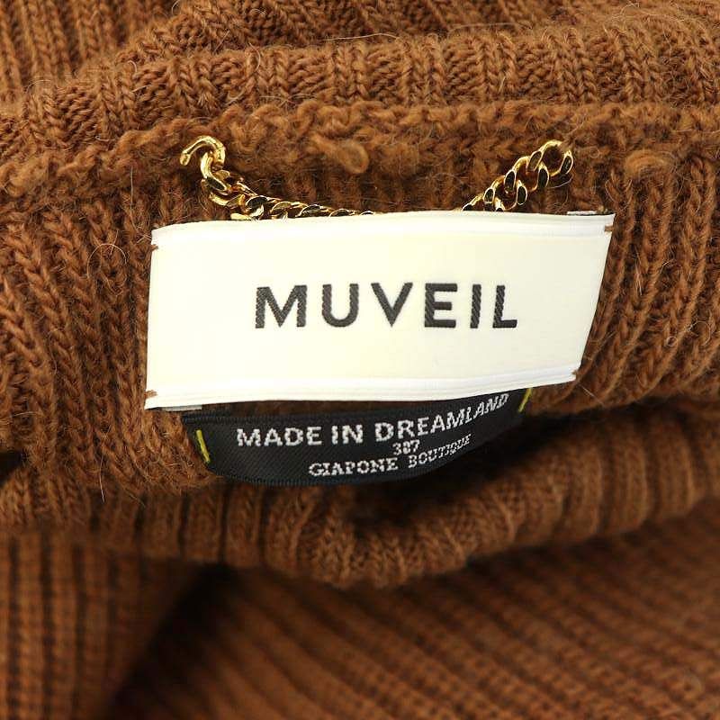 ミュベール muveil タートルネック ニット セーター アルパカ混