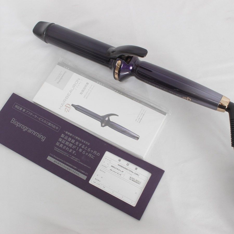 美品】ヘアビューロン 27D Plus カール L-type 34.0mm HBRCL27D-L-JP  