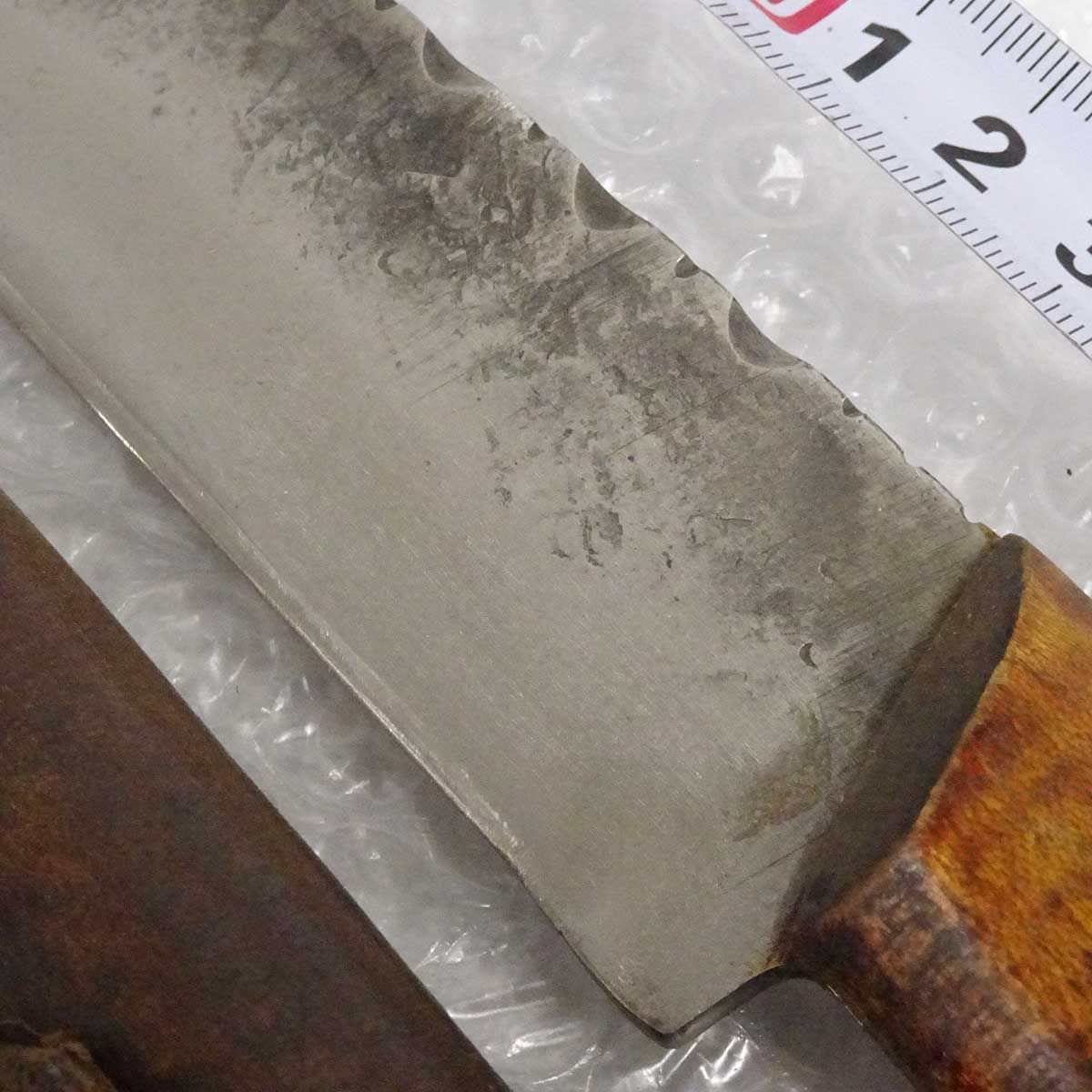 north-river-custom-knives L6 high carbon tool steel ナイフ レザーシース付き - メルカリ