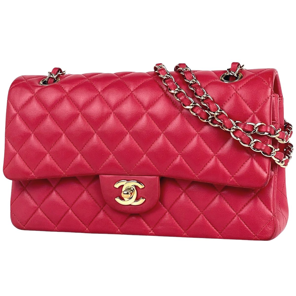 シャネル CHANEL マトラッセ Wフラップ チェーン ショルダーバッグ