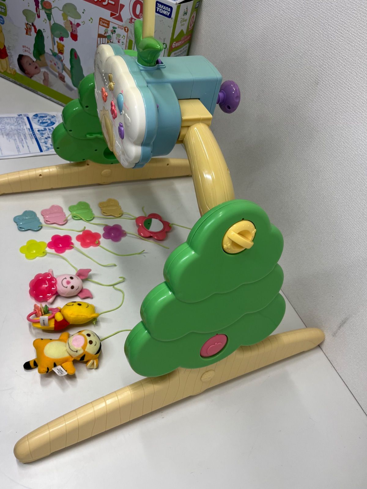 新品★Disney 6WAY ジムにんぎょう タカラトミー ディズニー くまのプーさん 回転 6WAY ジムに