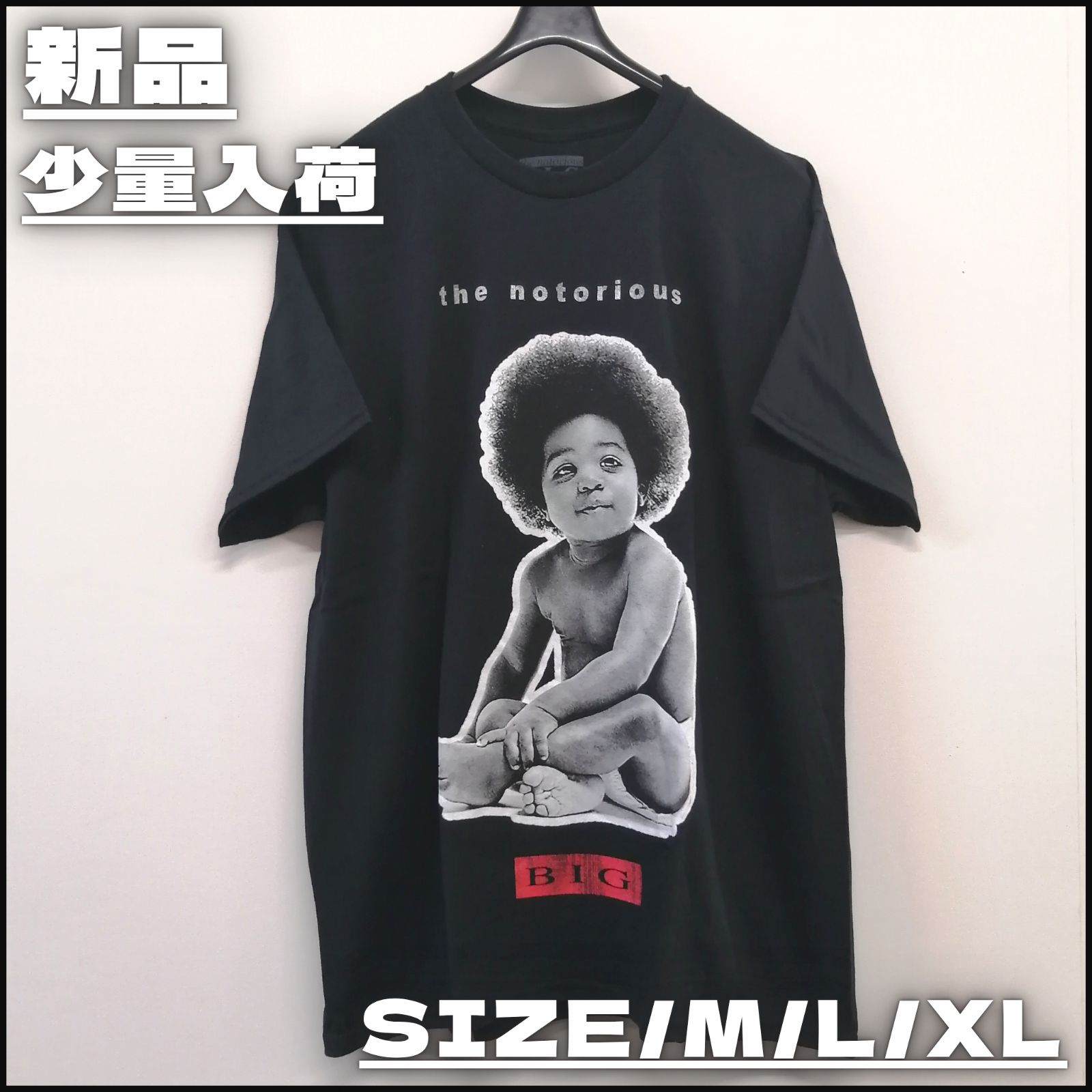 HIPHOP ビギーBIG the notorious BIG アルバムtee NOTORIOUS B.I.G. ノトーリアスビーアイジー ビギー Tシャツ
