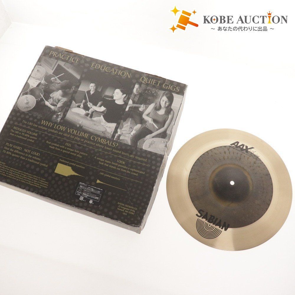 ハンド クラッシュ シンバル カホンなどに セイビアン SABIAN 16インチ パーカッショニスト用の 薄ハンドクラッシュ