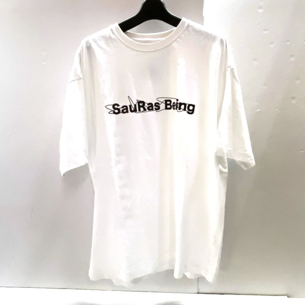 03w18144 TIGHTBOOTH × SauRas Being S/S T-SHIRT White タイト