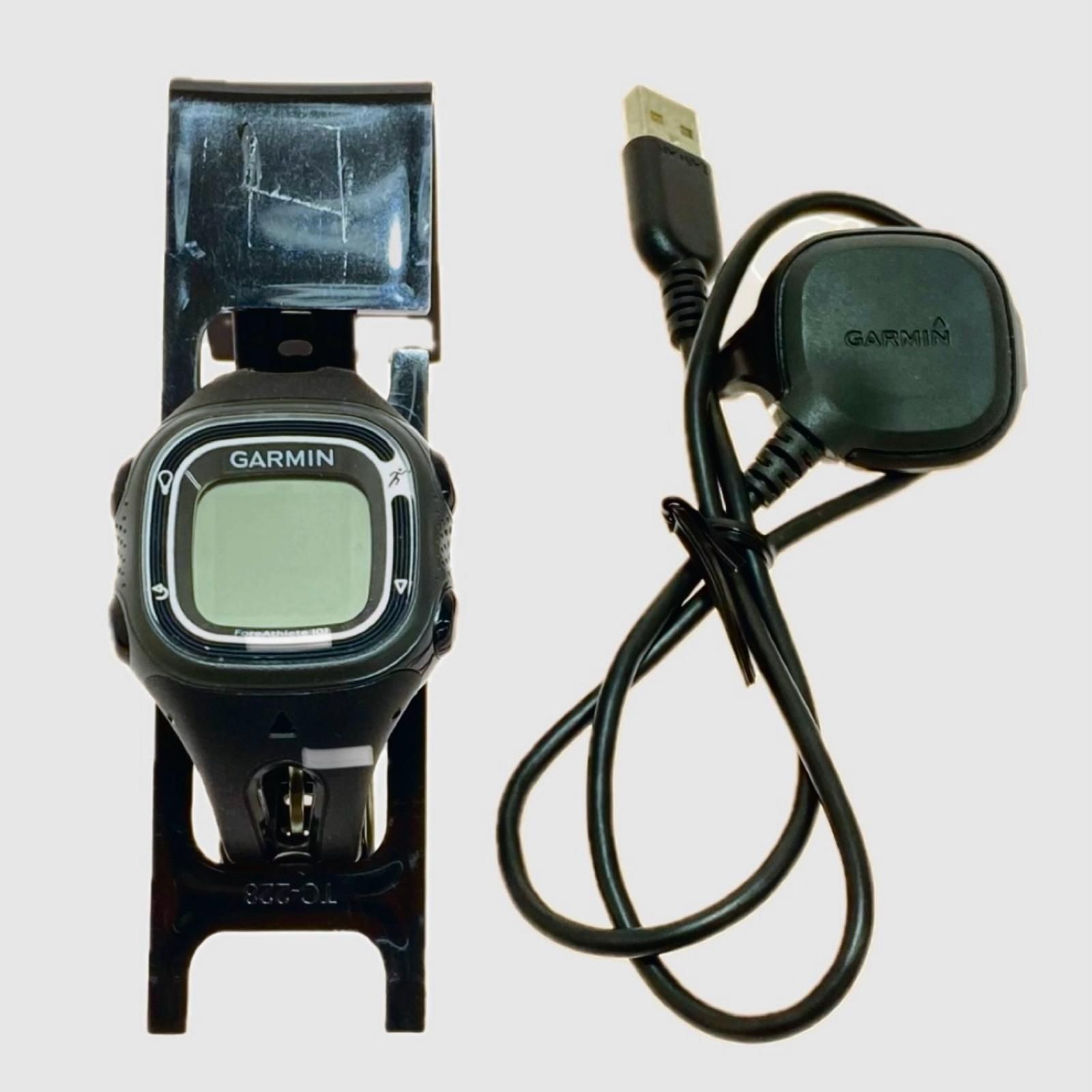 ωωGARMIN GARMIN ForeAthlete10J 本体・USBケーブルのみ ブラック 程度B ωωGARMIN GARMIN ForeAthlete10J 本体・USBケーブルのみ