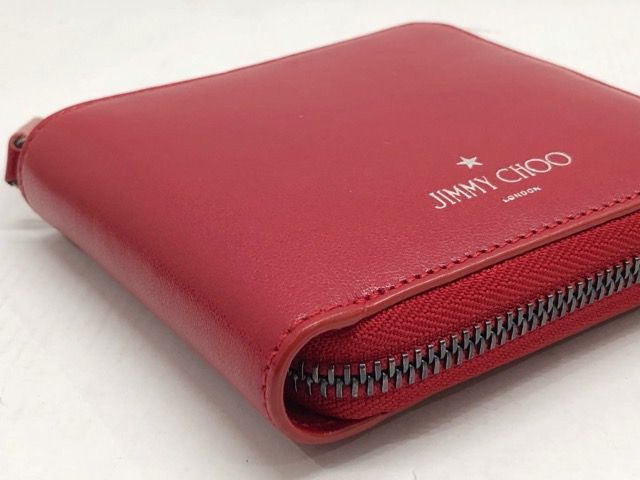 JIMMY CHOO(ジミーチュウ) SCOTT スコット 二つ折り財布 ラウンド 