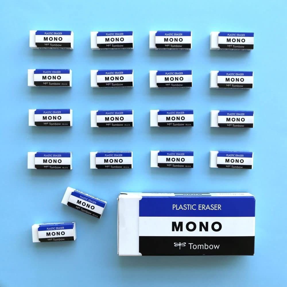 特価セール】18個入 モノボックス JHA-061 MONO 消しゴム 白