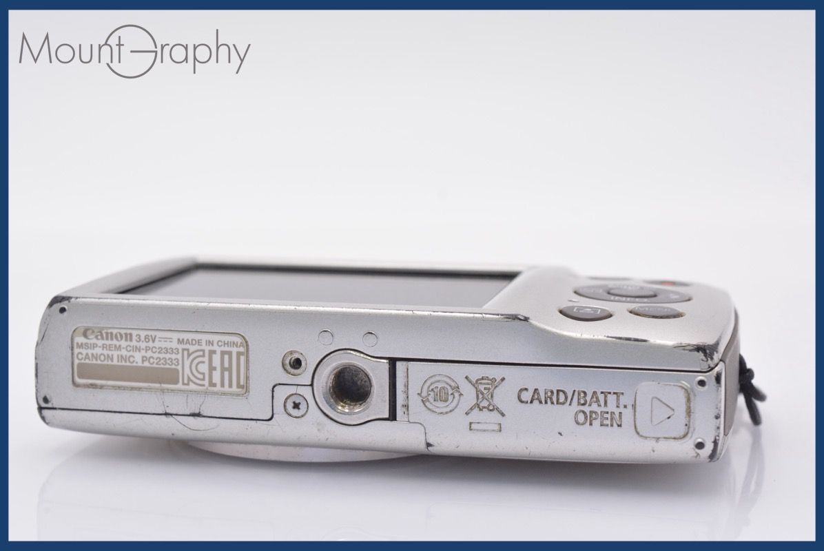 4487 Canon IXY 200 シルバー ジャンク品 【公式通販】