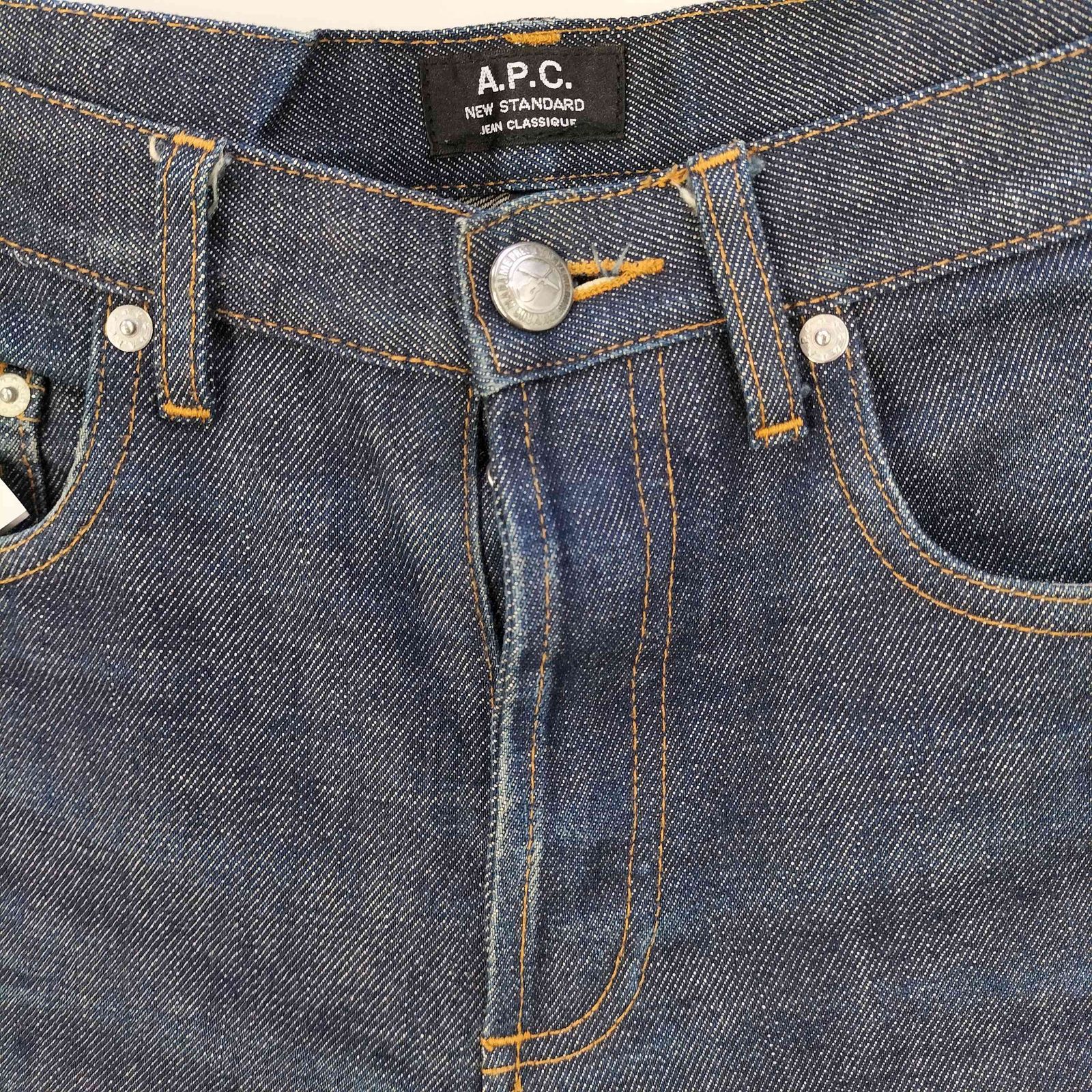 アーペーセー A.P.C. NEW STANDARD JEAN CLASSIQUE 赤耳 ボタンフライ 