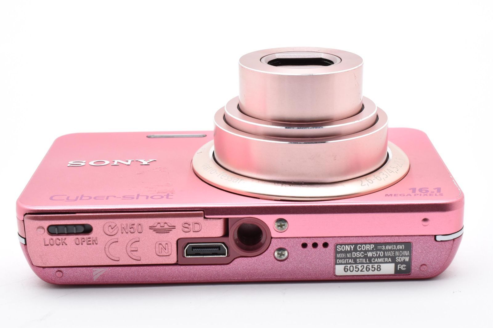 SONY コンパクトデジタルカメラ DSC-W570D ピンク ジャンク品 【公式通販】