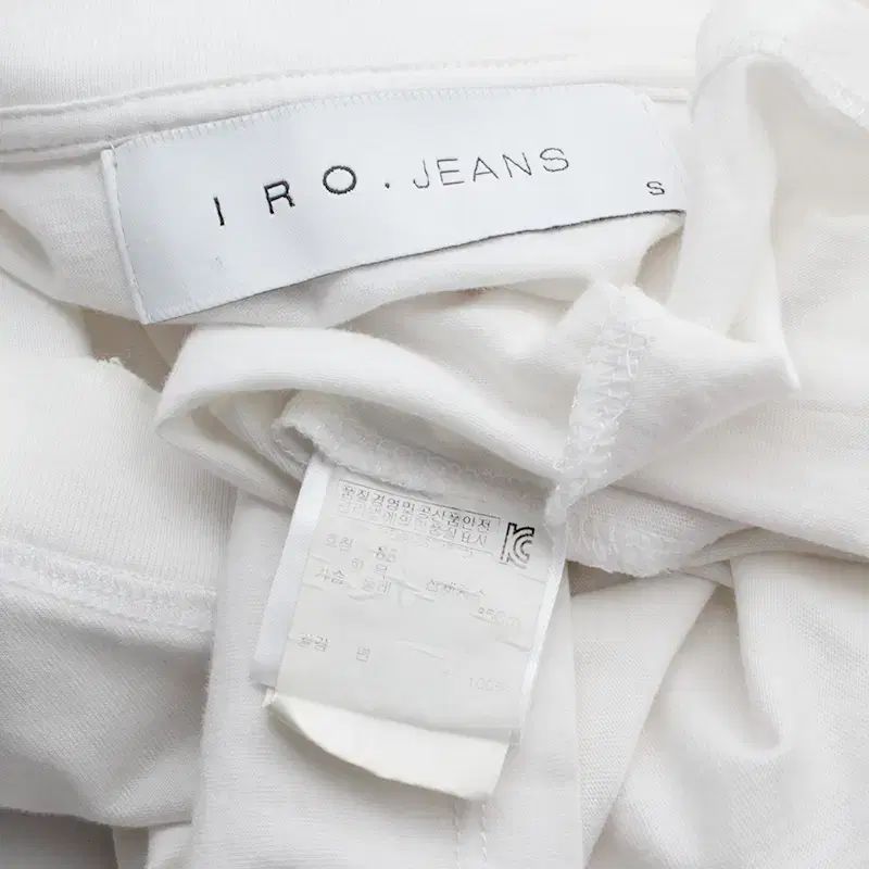  IRO イロ アイボリー 綿100％ Tシャツ 55 66 半袖(Tシャツ) Tシャツ カットソー
