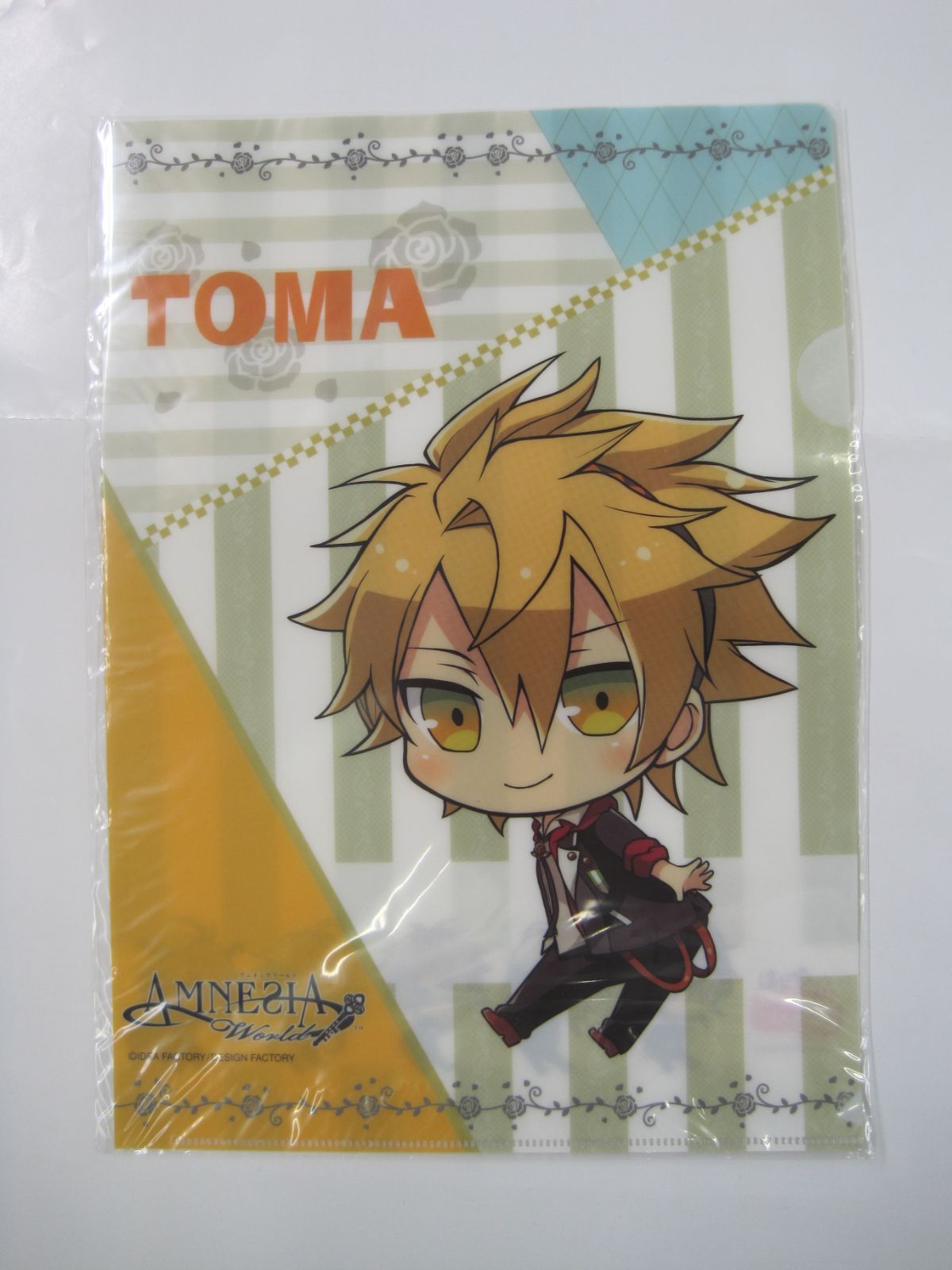 新品未開封】 AMNESIA TOMA A4 クリアファイル ふりむきゅん