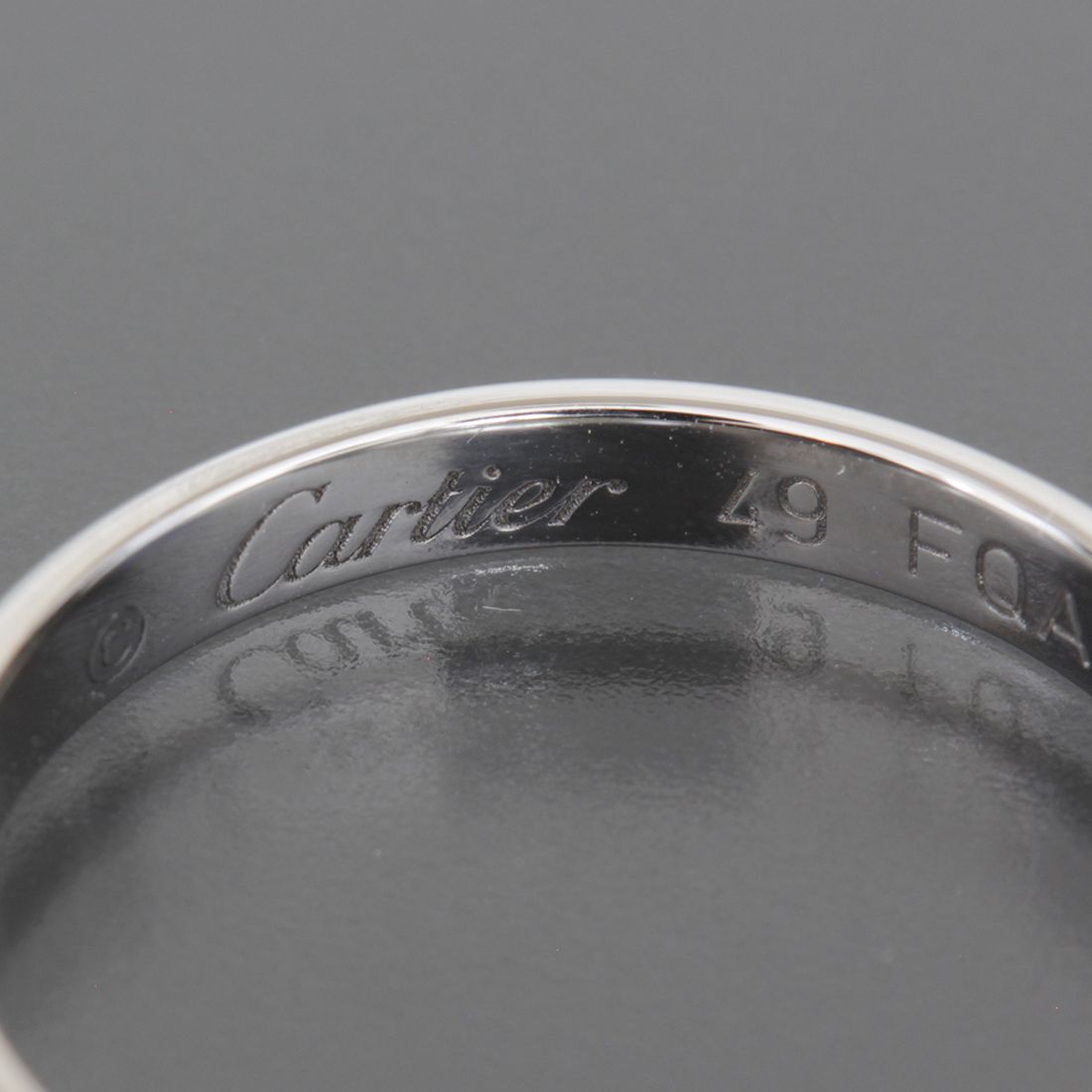 カルティエ Cartier 1895ウエディング リング 9号(49)PT950 プラチナ 