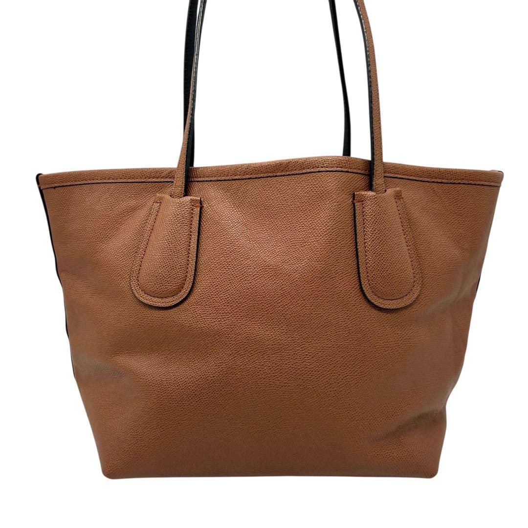 良品 1326 Coach Taxi タクシー トートバッグ レザー PVC 茶 良品 1326 Coach Taxi タクシー トートバッグ レザー PVC 茶