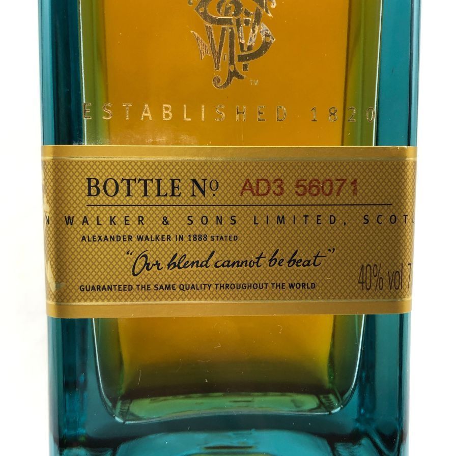 ジョニーウォーカー ブルーラベル 750ml 43%【B4】 - メルカリ