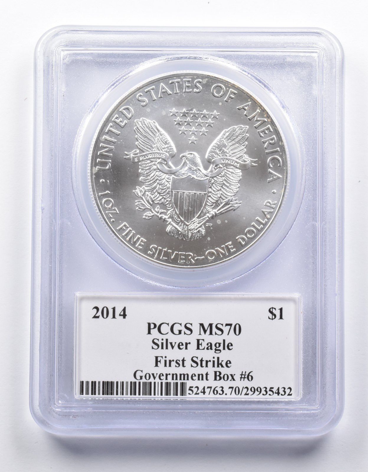 MS70 2014 アメリカン シルバー イーグル FS ガバメント ボックス #6