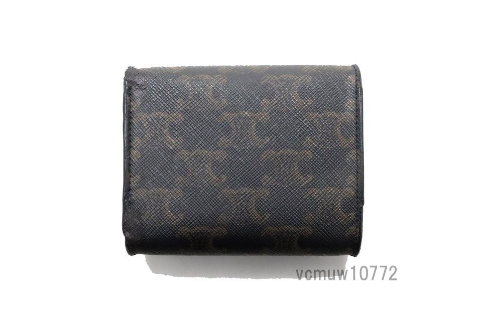 希少美中古□CELINE トリオンフ スモールフラップウォレット