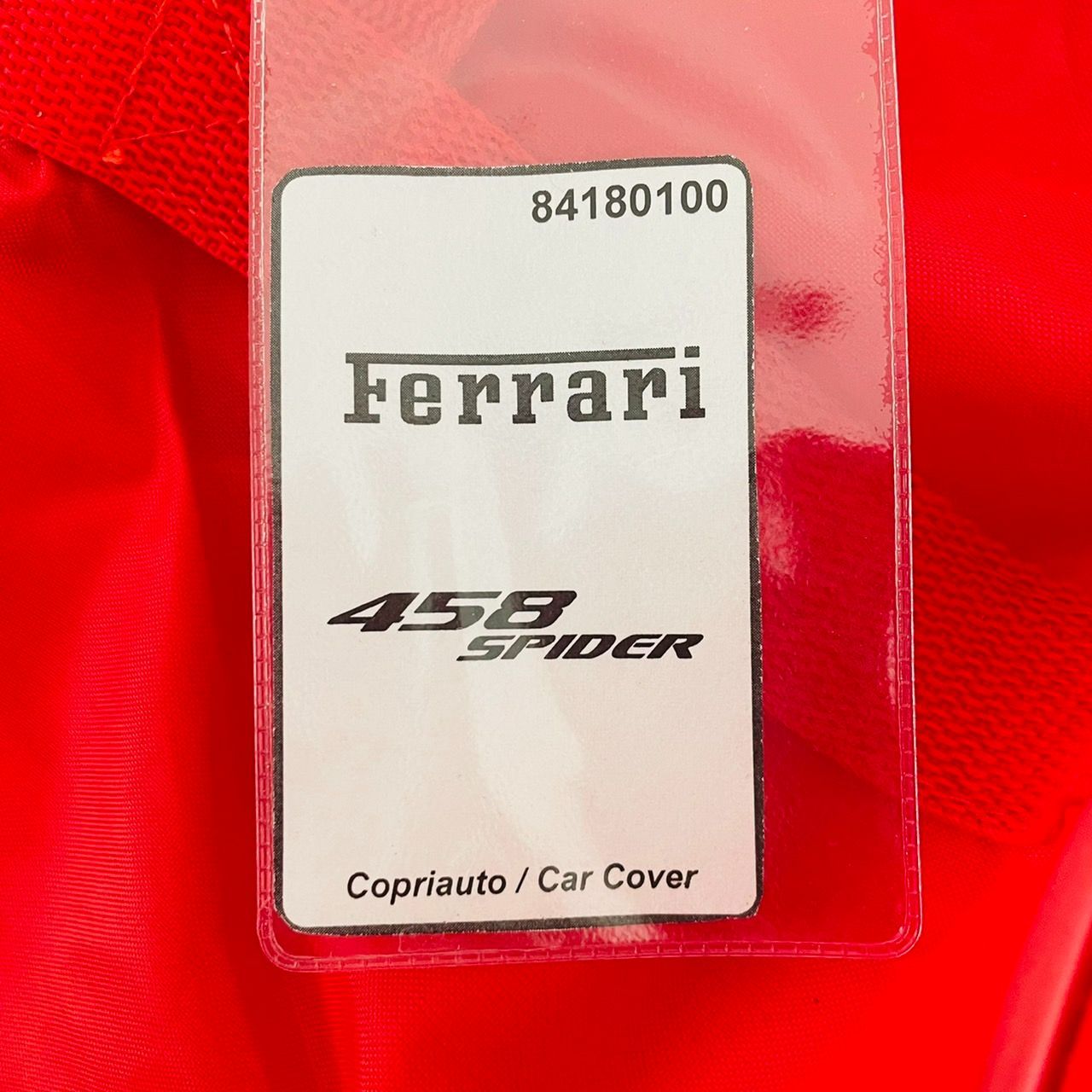 送料無料】フェラーリ 458 イタリア/スパイダー 純正 カバー - メルカリ