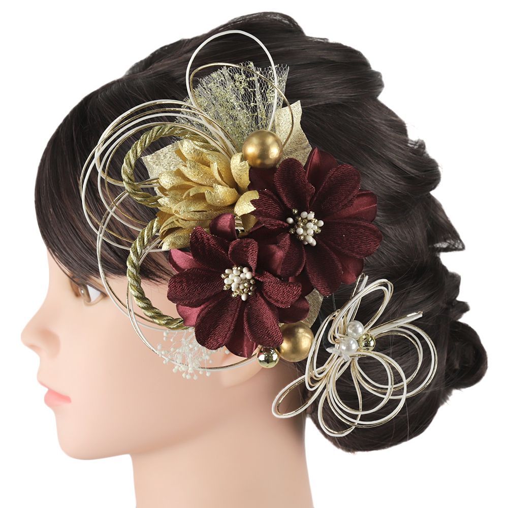 ヘッドドレス～ソラフラワーのエアリーホワイトstyle～ 髪飾り ドライ