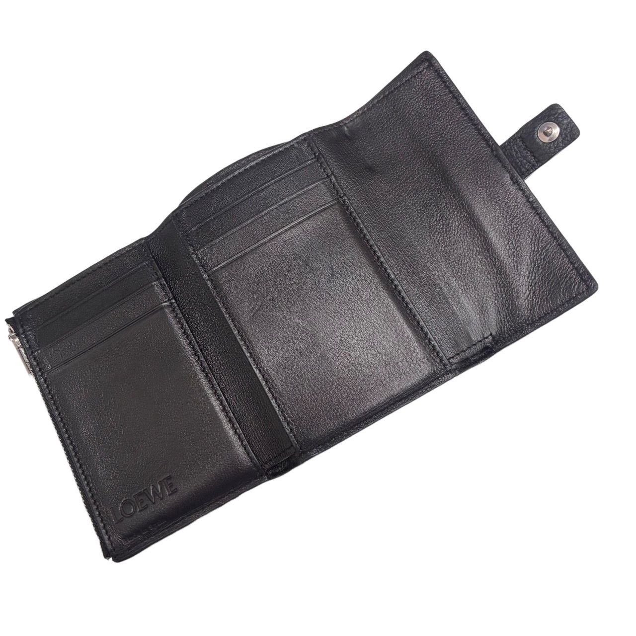 LOEWE ロエベ スモールバーティカルウォレット 三折財布 黒 楽天市場】LOEWE ロエベ 三つ折り財布 SGC TRIFOLD WALLET