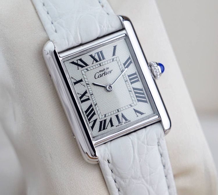 美品 カルティエ マスト タンク シルバー SM Cartier