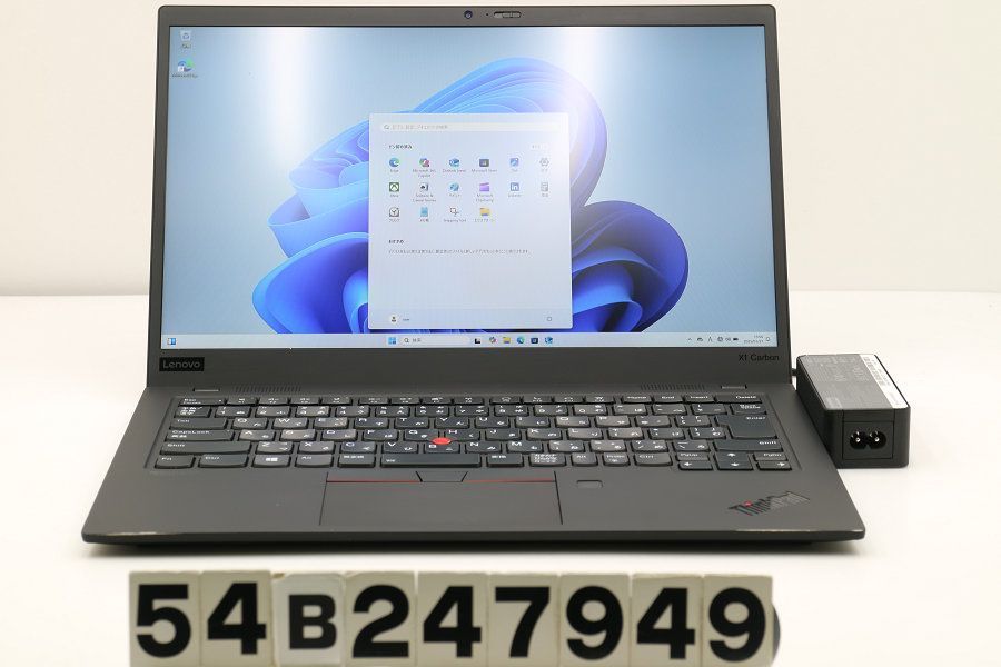 Lenovo ThinkPad X1 Carbon 8th Gen Core i5 10210U 1.6GHz/8GB/256GB(SSD)/14W/FHD(1920x1080)/Win11 【54B247949】