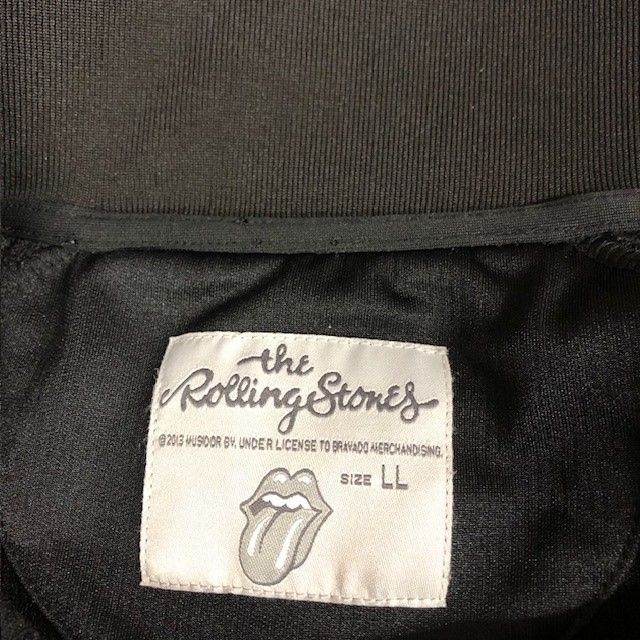 The Rolling Stones 刺繍ロゴ ジップアップ ジャージジャケット サイズ