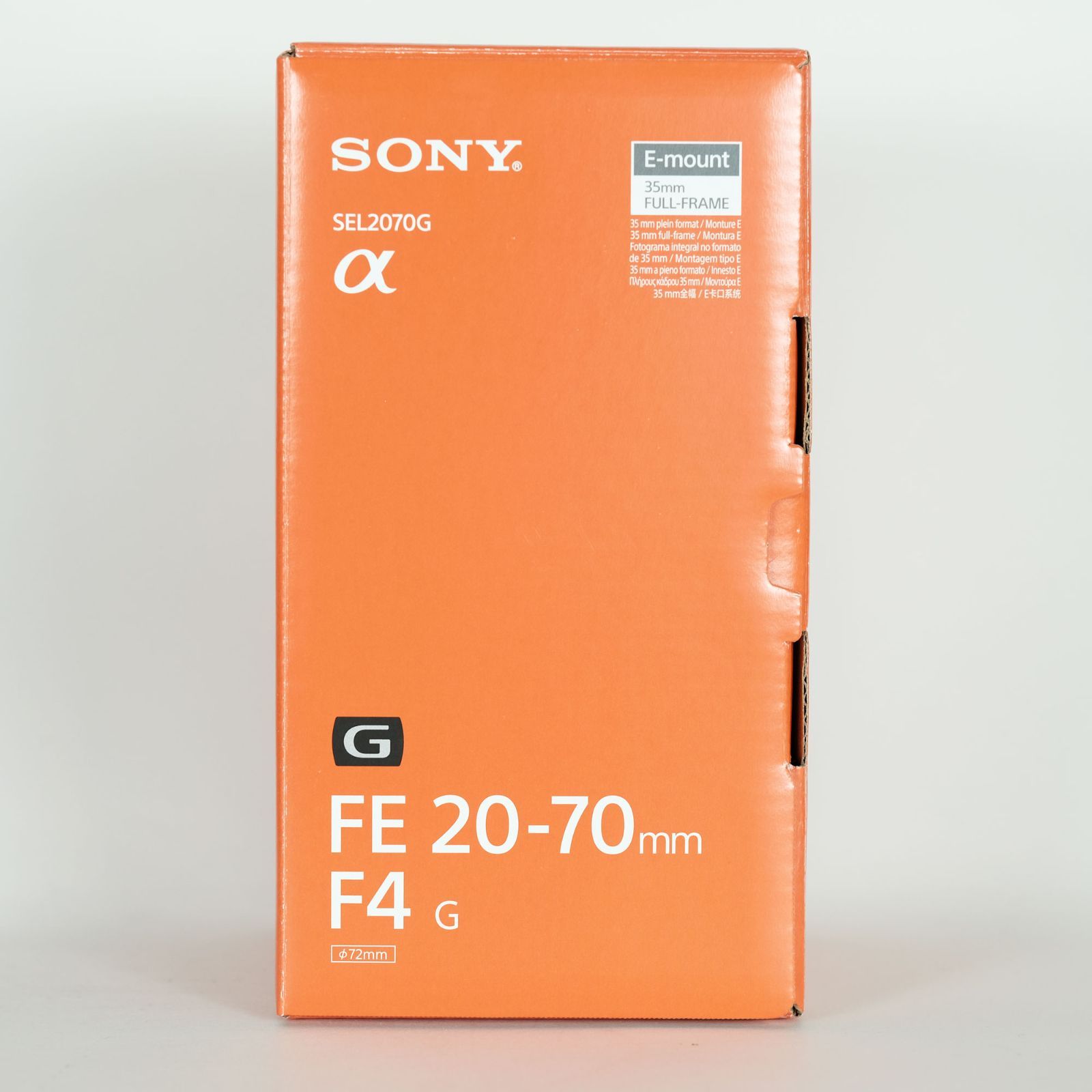｜純正フィルター付 SONY