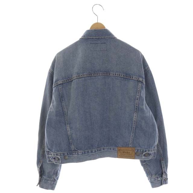 【希少】 RALPH LAUREN クロップド ダメージ加工 デニム ジャケット 01010074.jpg