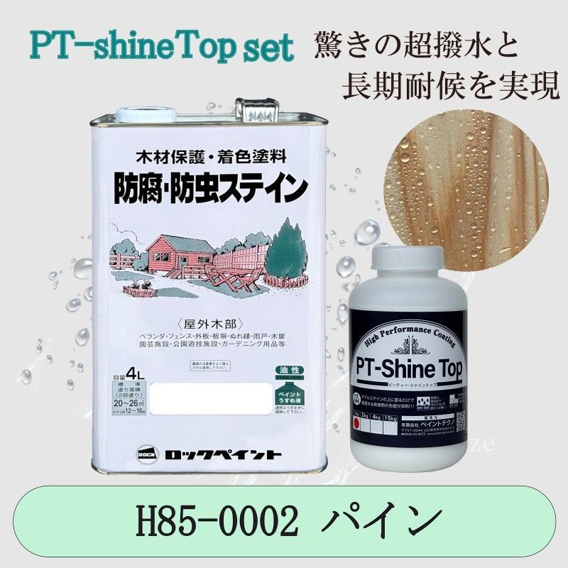 ナフタデコールパインと PT-Shine Topのお得なセット4L＋1kg