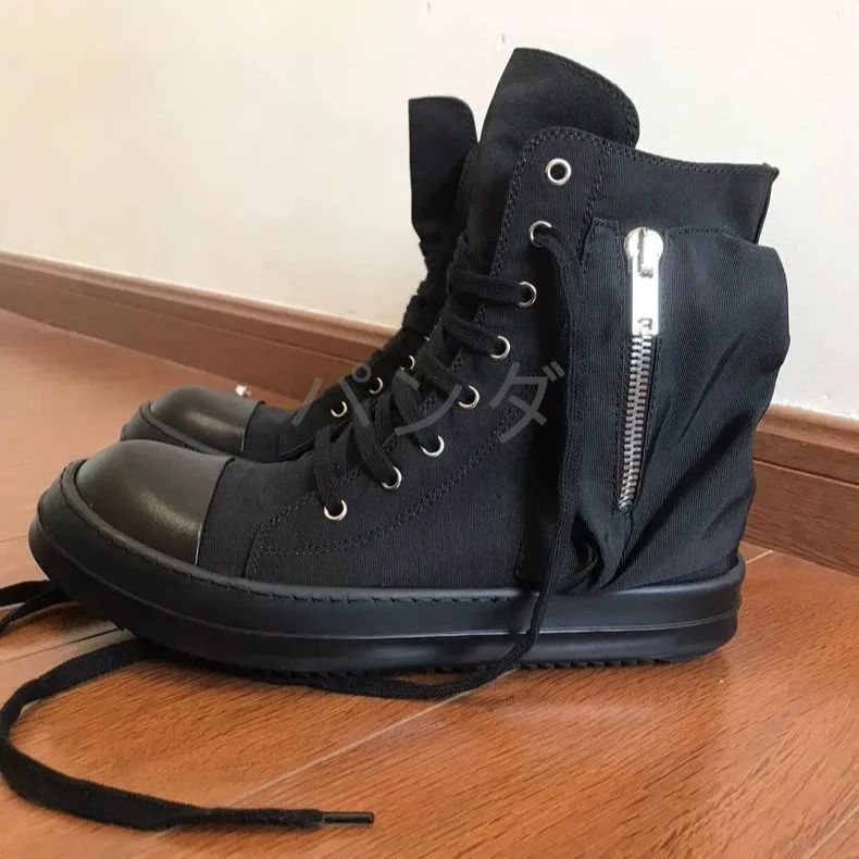 RICK OWENS ブラック ハイカット スニーカー 42 Rick Owens DRKSHDW