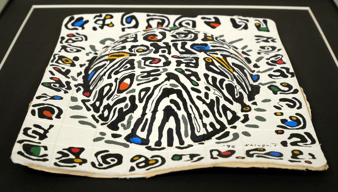 真作】織田広喜「コーヒー店」油彩3号 直筆サイン 二科会