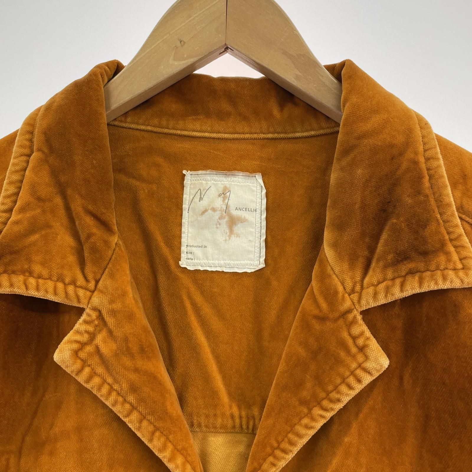 ANCELLM】23AW C/VELVET ZIPUP JACKET