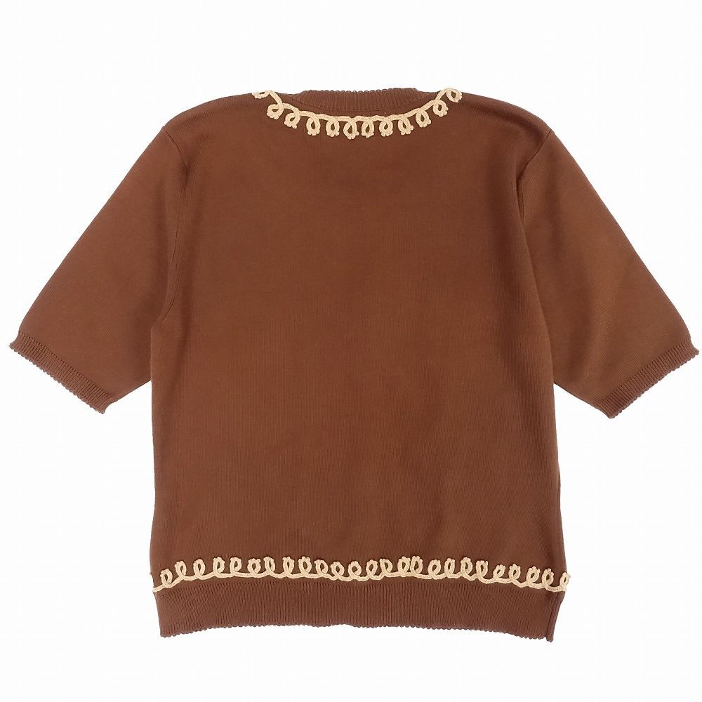 カネコイサオ カーディガンアンサンブル茶系 カネコイサオベージュ