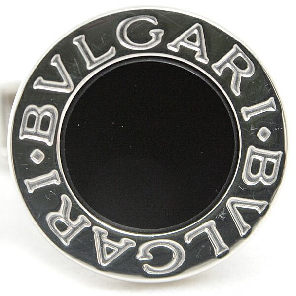BVLGARI スターリングシルバー AG925 オニキス ラグジュアリーカフス