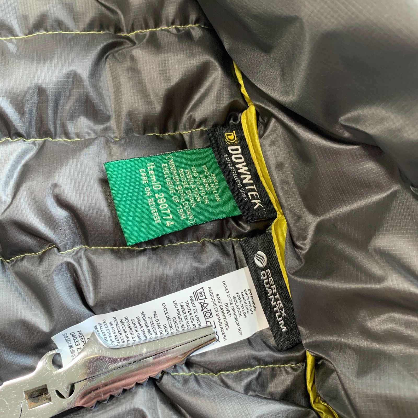 L.L.Bean Ultralight 850 Down Hooded Jacket ”PERTEX QUANTUM 
