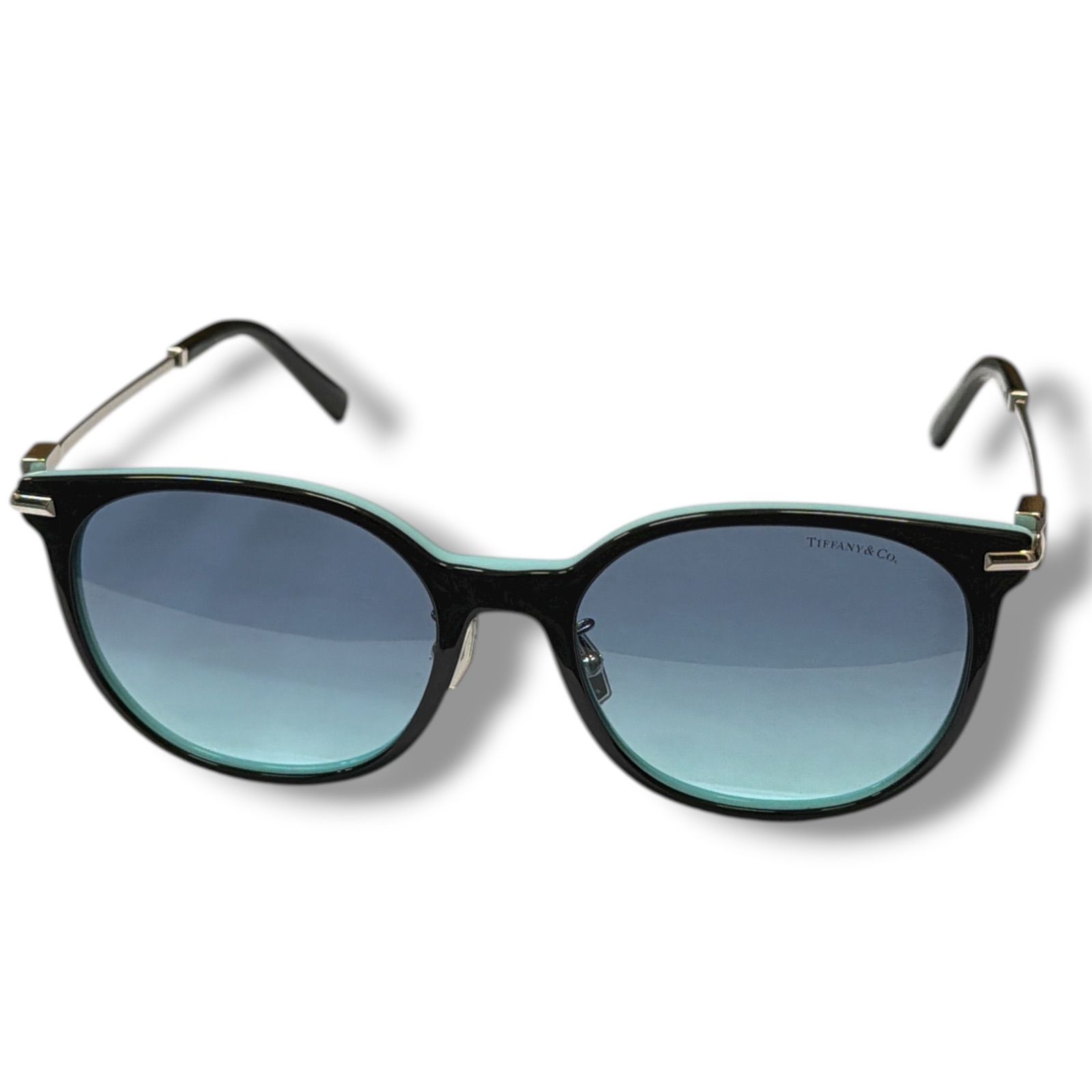【付属品完備】TIFFANY&Co. ティファニー サングラス メガネ　ブルー TIFFANY&Co. ティファニー サングラス ブランド グラデーション