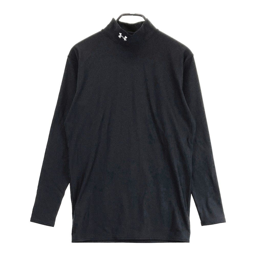 サイズ：XL UNDER ARMOUR アンダーアーマー  ハイネック 長袖Tシャツ  ブラック系 [240101274873]# ゴルフウェア メンズ ストスト