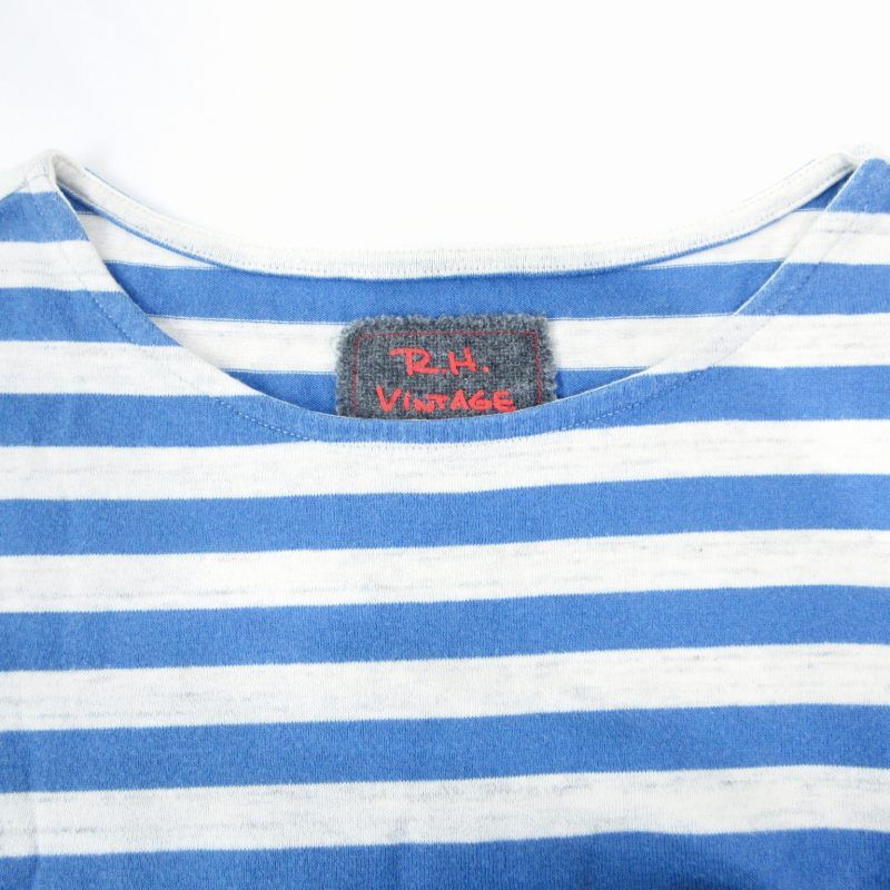 ロンハーマンビンテージ R．H．Vintage 長袖カットソー 3910900176 ライトブルー サイズ：XS R．H．Vintage(ロンハーマンビンテージ) 長袖カットソー