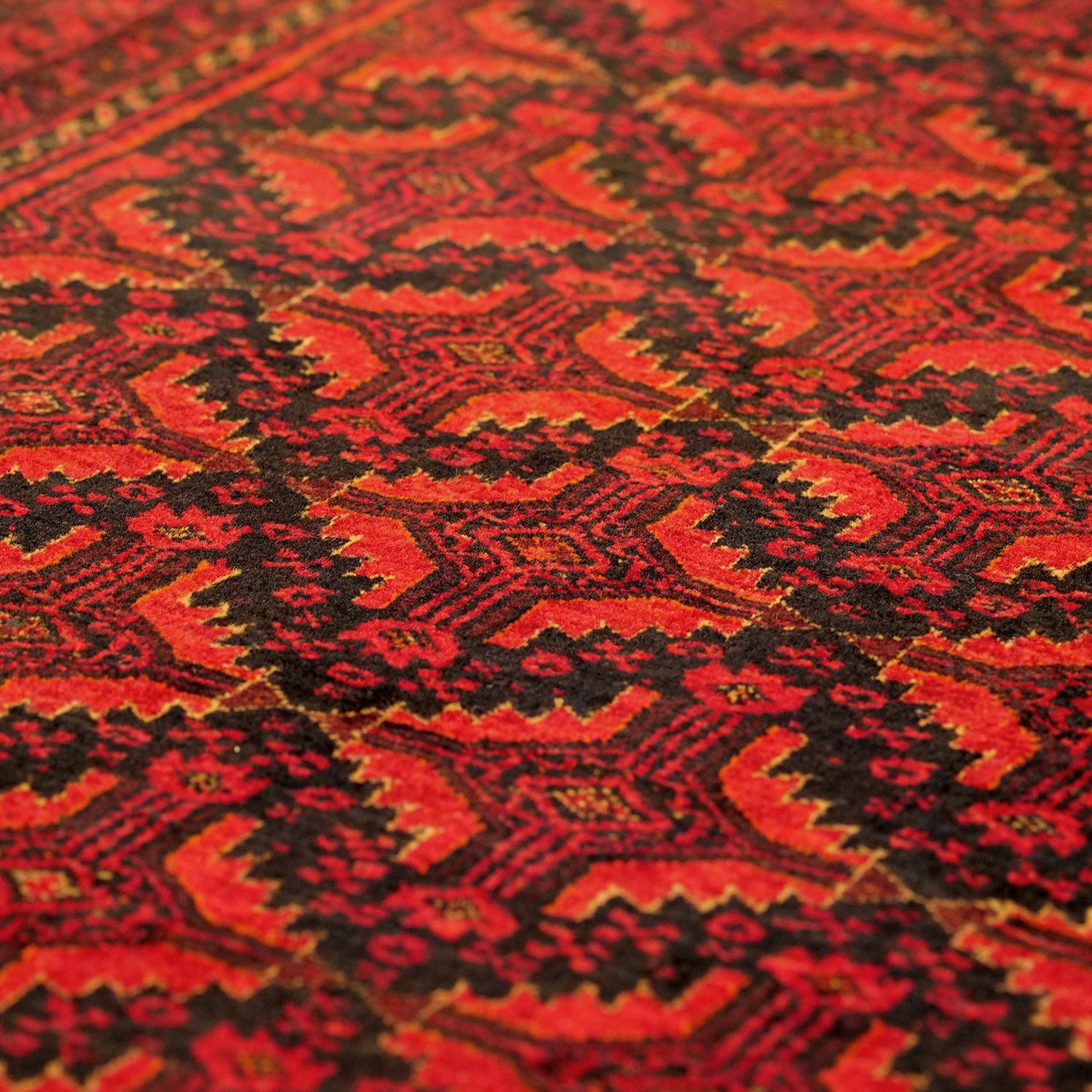 フックモチーフ 大判ランナーサイズ絨毯