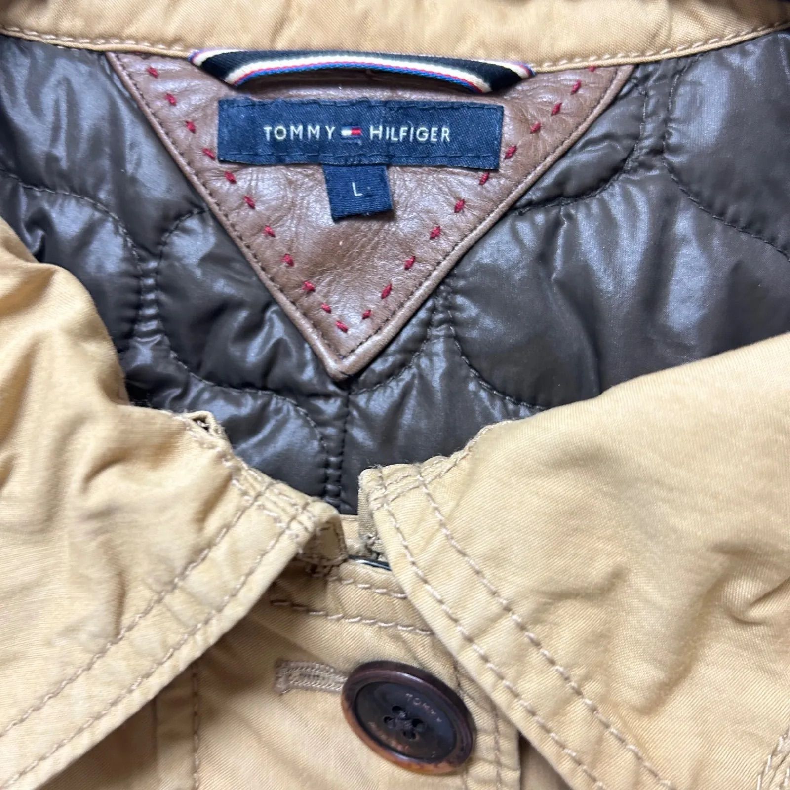 美品】トミーヒルフィガーTOMMY HILFIGER ミリタリージャケット メンズ 