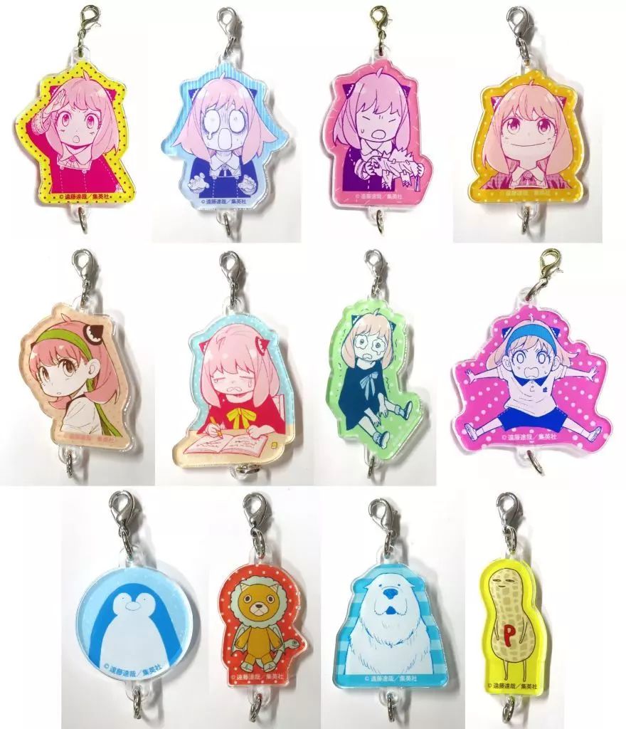 中古】雑貨 全12種セット 「SPY×FAMILY つながる! アクリルチャーム」