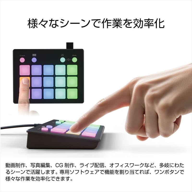 エアリア 15 KEY s ENHANCER ショートカットキー 15キー USB接続 TypeC 動画 画像 編集 SD-PAD15 0 MARWIL-DEMENAGEMENTS_CH