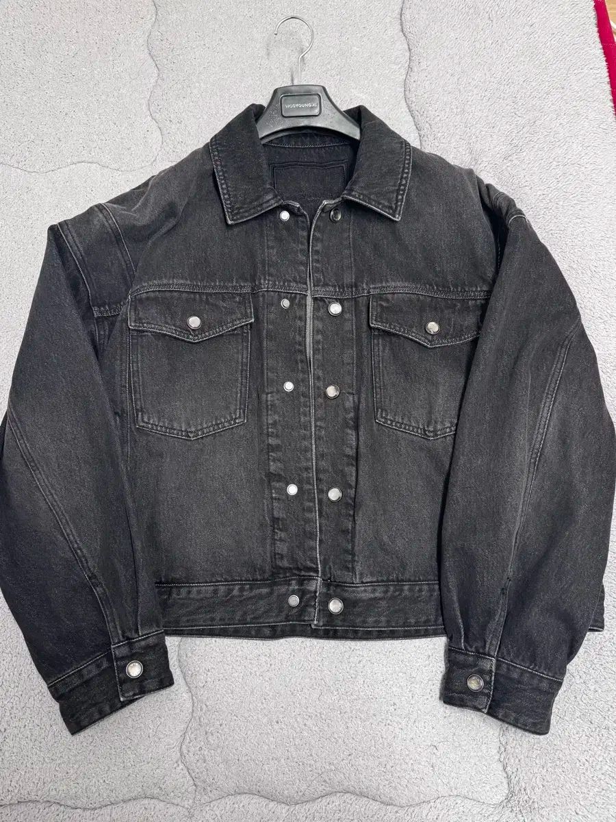 WOOYOUNGMI ウーヨンミ ブラック デニム セットアップ