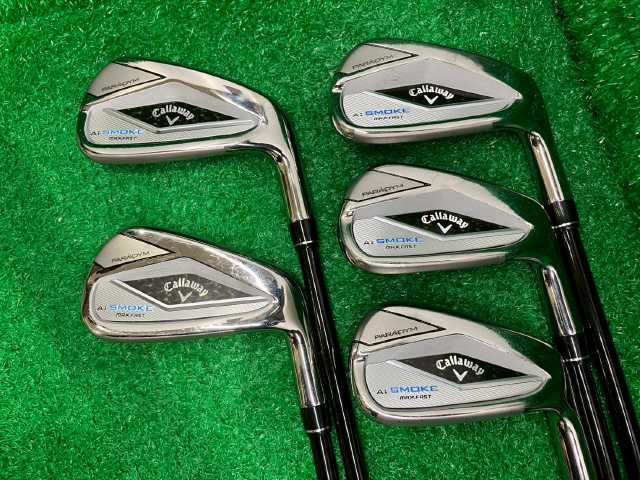 パラダイム アイアンセット 6i〜PW 5本 純正カーボンシャフト