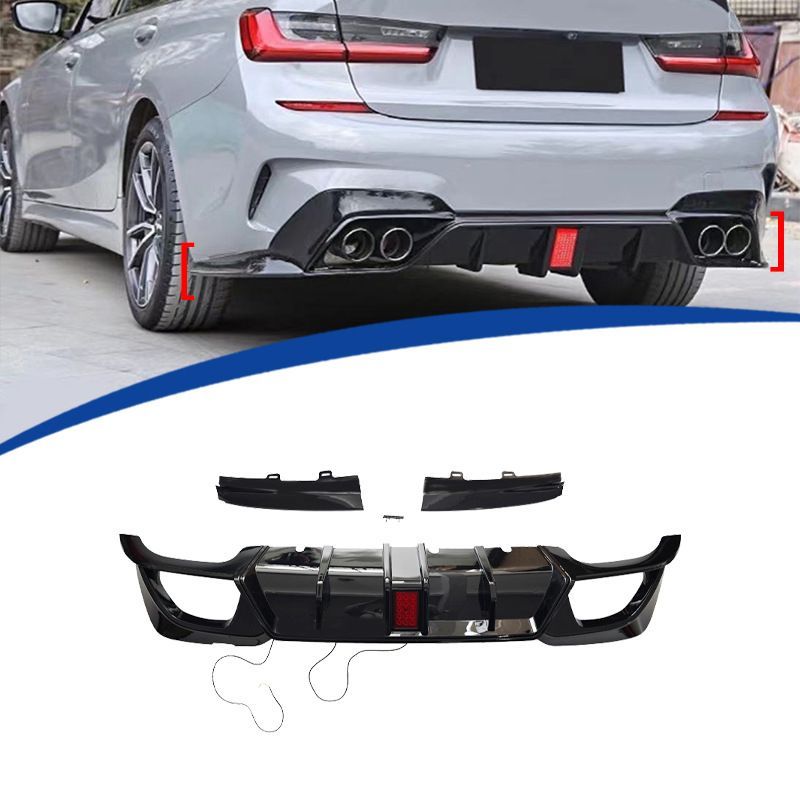 CMST BMW G20 3シリーズ リアディフューザー 競技用LED付き 2019-2025年式対応