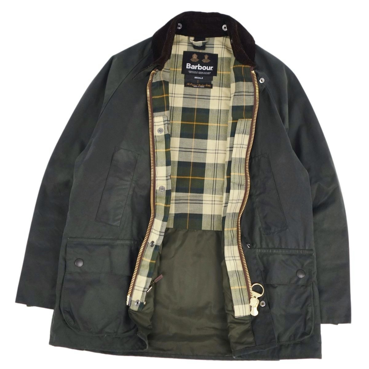 美品 バブアー Barbour ジャケット BEDALE ビデイル 英国製 オイ 