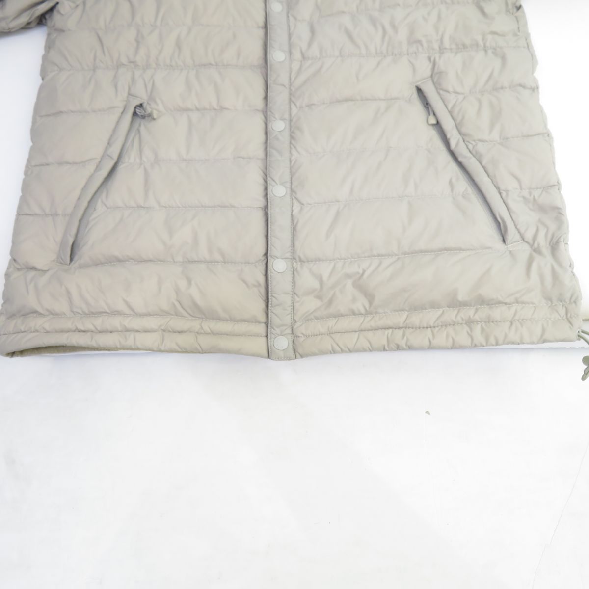 美品✨DANTON インナーダウンジャケット JD-8748 34 ベージュ DANTON ダントン Crew Neck Inner Down Jacket クルーネック